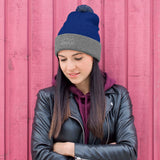 "SERVUS" EMBROIDERED POM-POM BEANIE