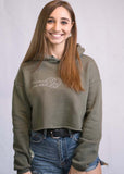 “Ein Helles & eine Breze!" Cropped Hoodie