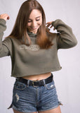 “Ein Helles & eine Breze!" Cropped Hoodie