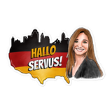 "Hallo, Servus" Sticker