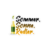 "Sommer, Sonne, Radler" Sticker