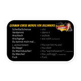 German Curse Words Sticker