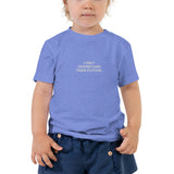 "I only  understand train station" Toddler T-Shirt Embroidered