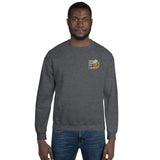 "Oans, zwoa, drei g'suffa!" Unisex Sweatshirt Embroidered
