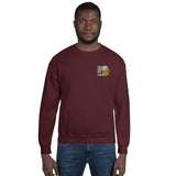 "Oans, zwoa, drei g'suffa!" Unisex Sweatshirt Embroidered