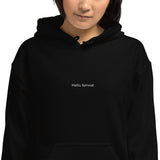 "Hallo, Servus!" Minimalist Hoodie Unisex