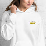 Yellow "Servus" Unisex Hoodie Embroidered