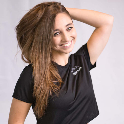 "Servus!" Cropped Tee Embroidered