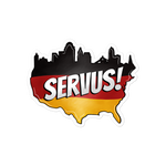 "Servus" German Flag Sticker