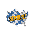 "Servus" Bavarian Flag Sticker