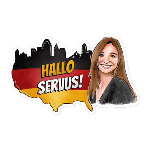 "Hallo, Servus" Sticker