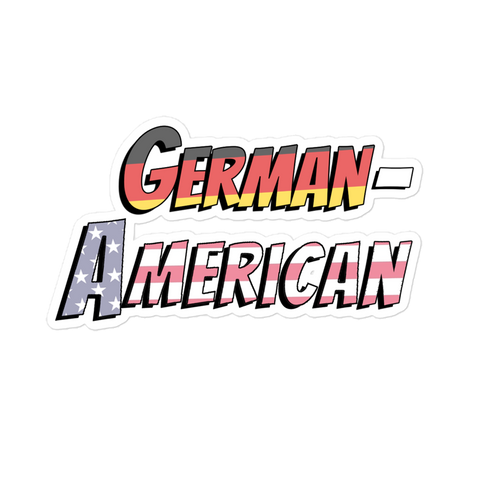 "German-American" Sticker