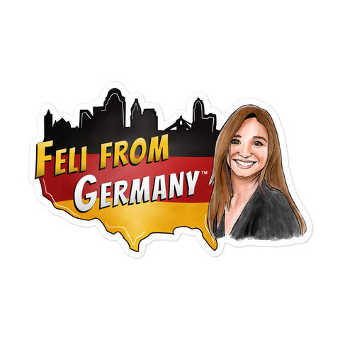 "Feli from Germany" Sticker
